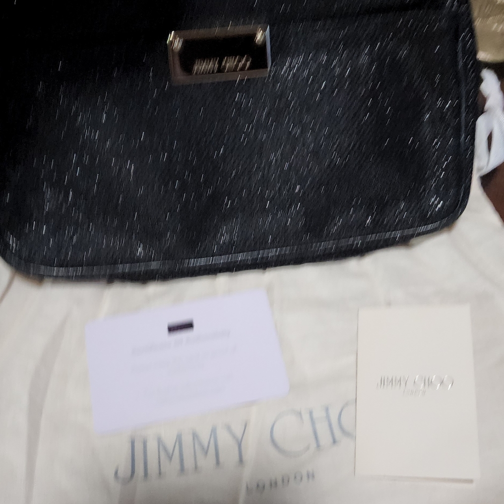 Authentic Jimmy Choo London Clutch Black - Picture 10 of 10